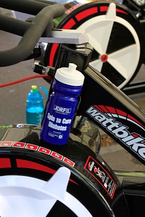 Wattbikes at a JDRF event